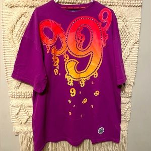 Gino green global Rhinestone top